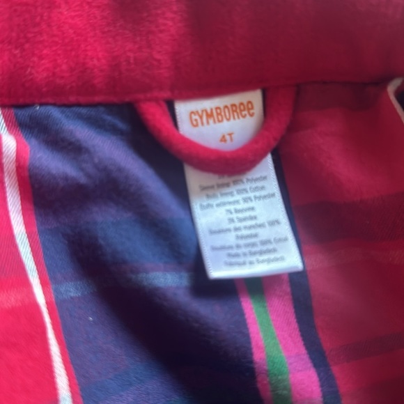 🎀 Gymboree Girls Red Pea Coat Size 4T Fancy Girlie Holiday Formal Warm - Picture 6 of 6
